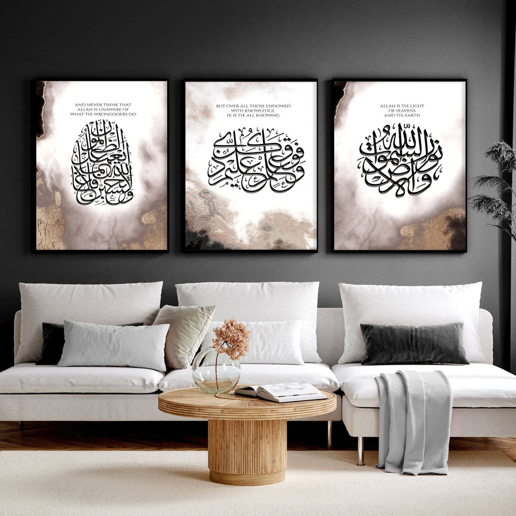 calligraphie islamique art mural