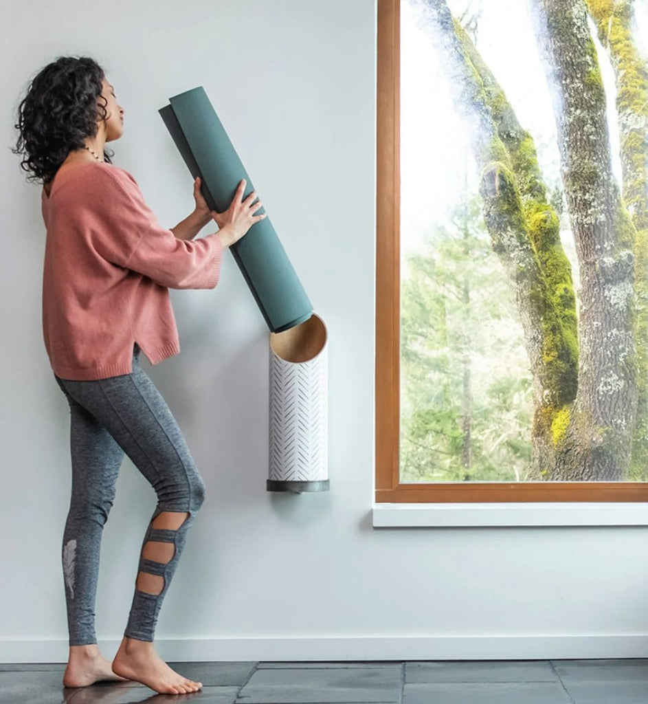 Idées de rangement pour studio de yoga