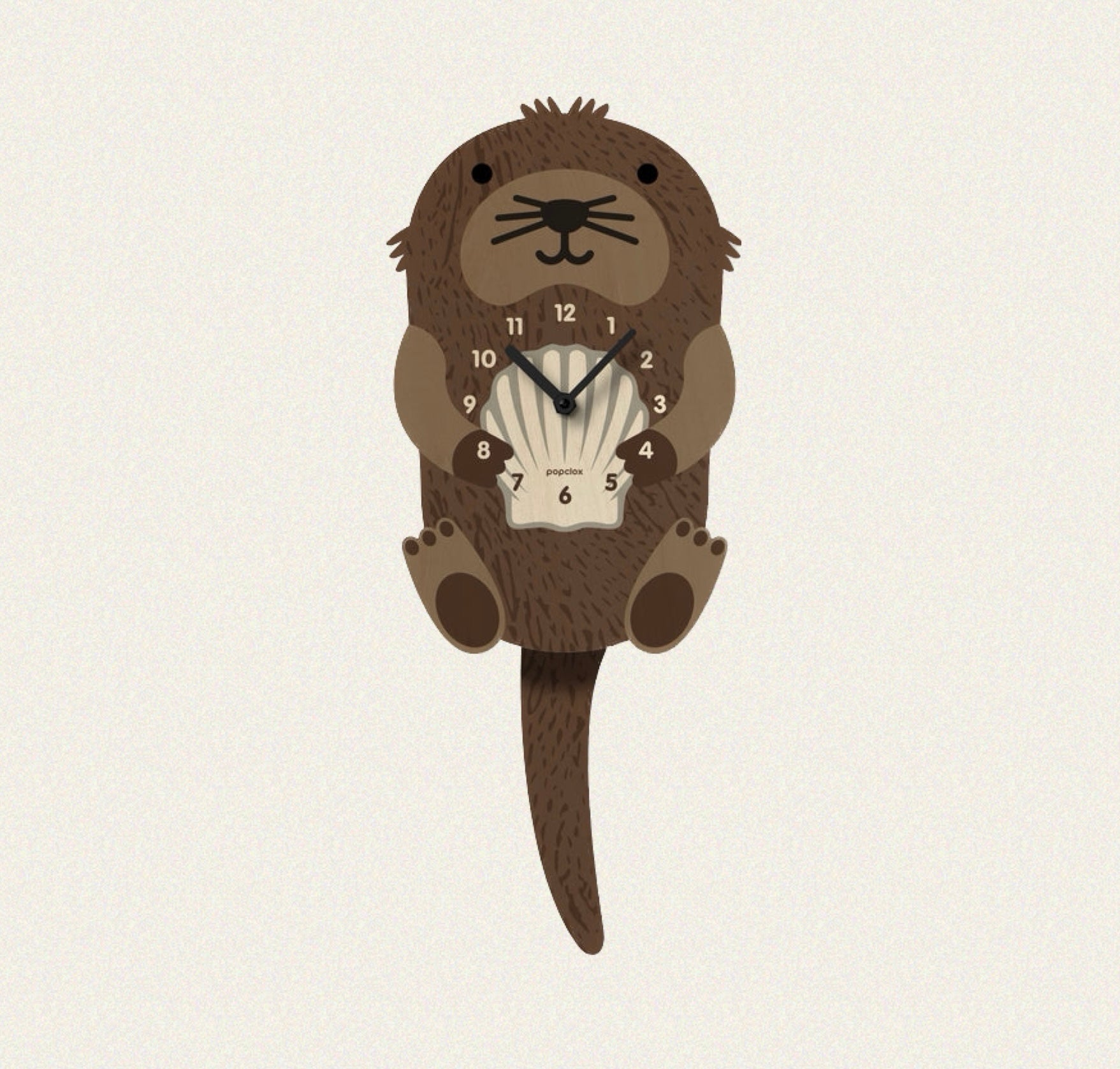 Popclox Otter Pendulum Clock