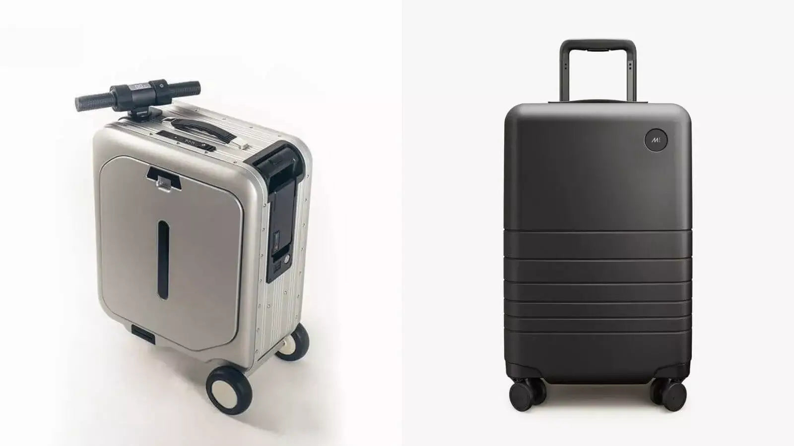traveler-pulling-heavy-luggage-vs-riding-motorised-suitcase