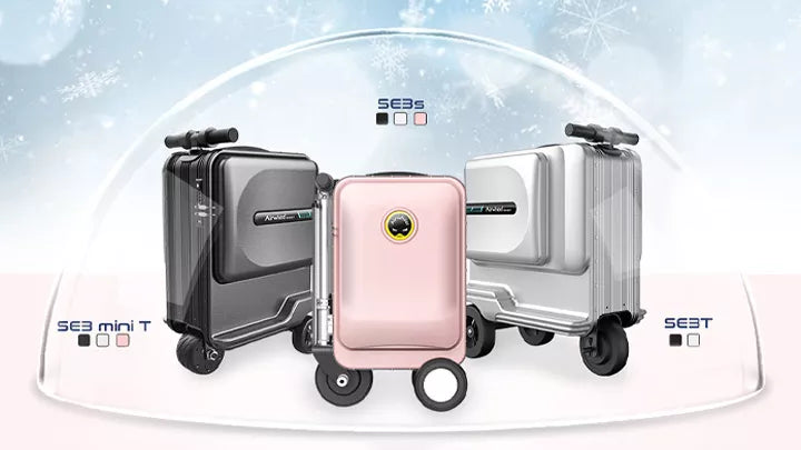 SE3S 20L Electric Suitcase, ABS Frame Portable Rideable Suitcase, 73.26WH  Removable Battery Speed 13km/h, Load 110kg Travel Bag