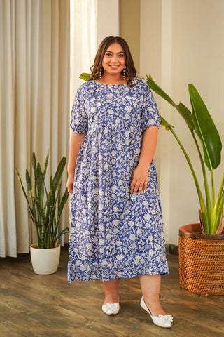 plus-size cotton maxi