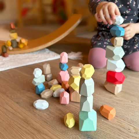 Jeux sensoriels Montessori