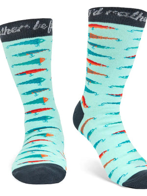 I'd Rather Be Fishing Socks - Camden Road