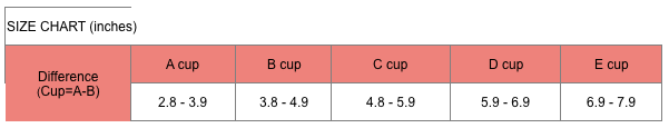 Ultra-Thin Lace Bra & Panty Set - Push-Up Design Size Chart