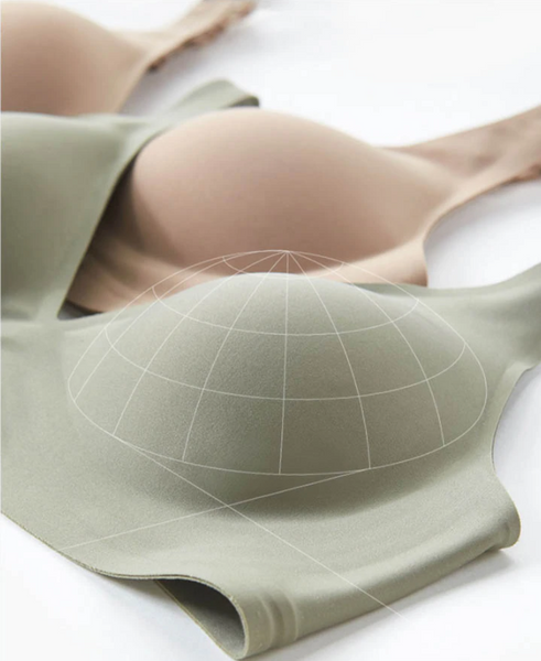 Breathable & Fashionable Seamless Bra - Removable Pads & Adjustable Straps Size Chart
