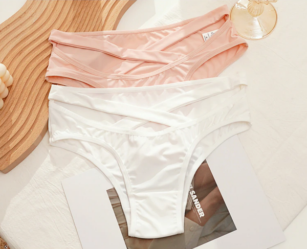 Low-rise Ice Silk Panties - Sexy Hollow Out Elastic Briefs