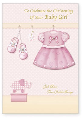 christening greeting cards