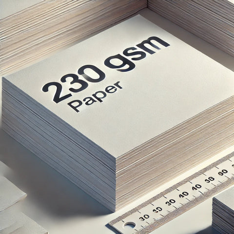 230 GSM to lb paper example