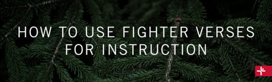 How to Use Fighter Verses for Instruction
