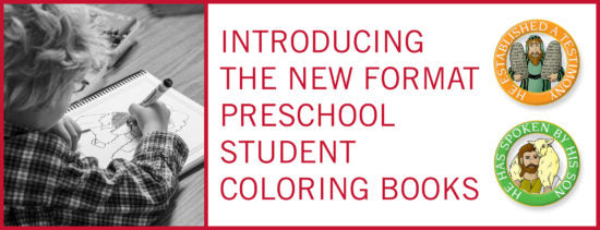Children Desiring God Blog // Introducing the New Format Preschool Student Coloring Books
