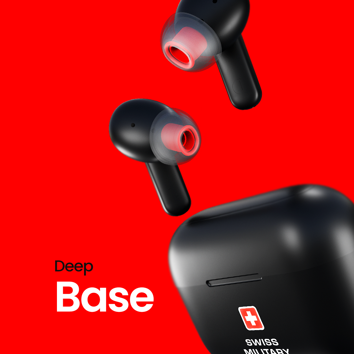  Swiss Military DBL 77 Dual Microphones Earbuds