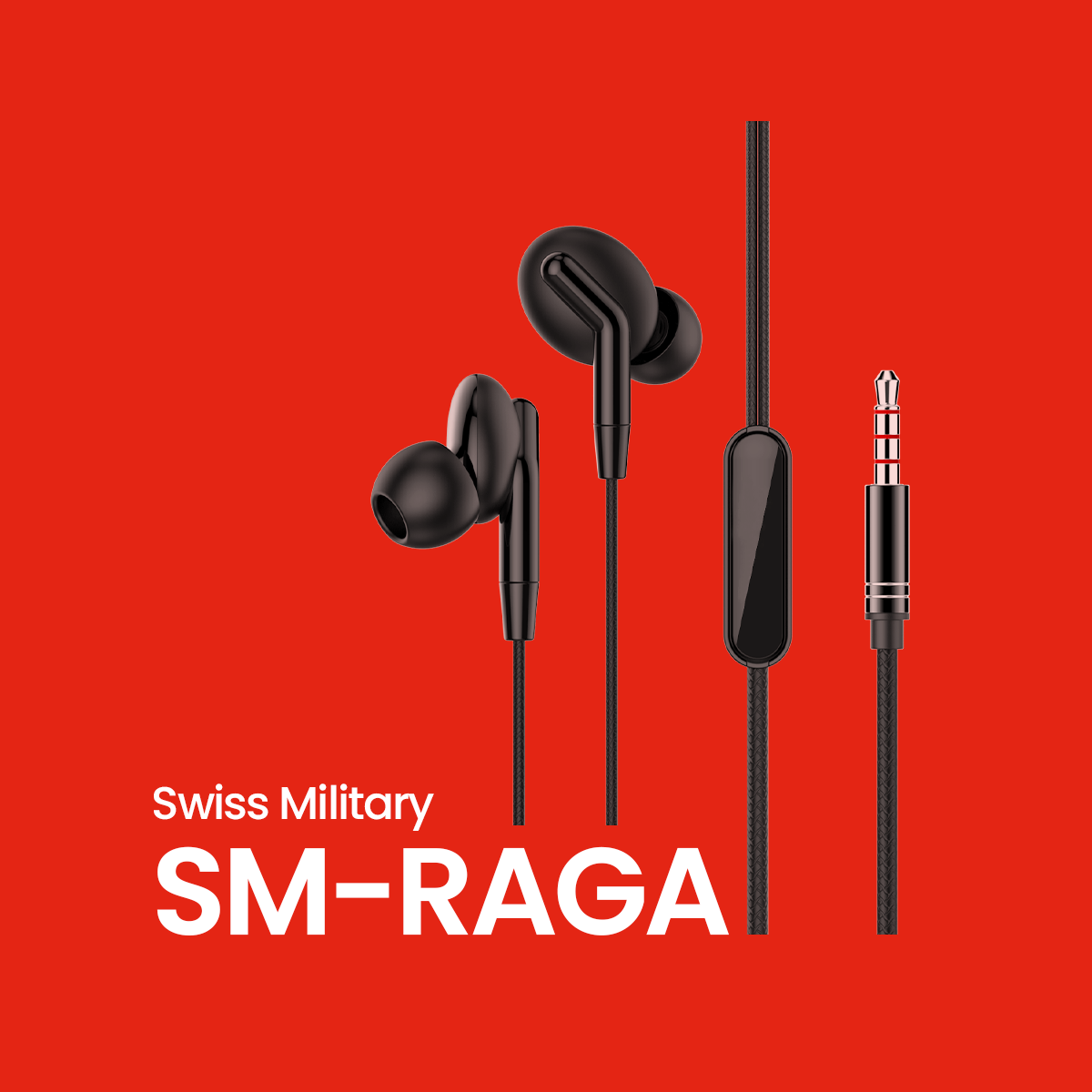SM-RAGA - STYLISH LOOKS & POWERFUL BASS EARPHONES