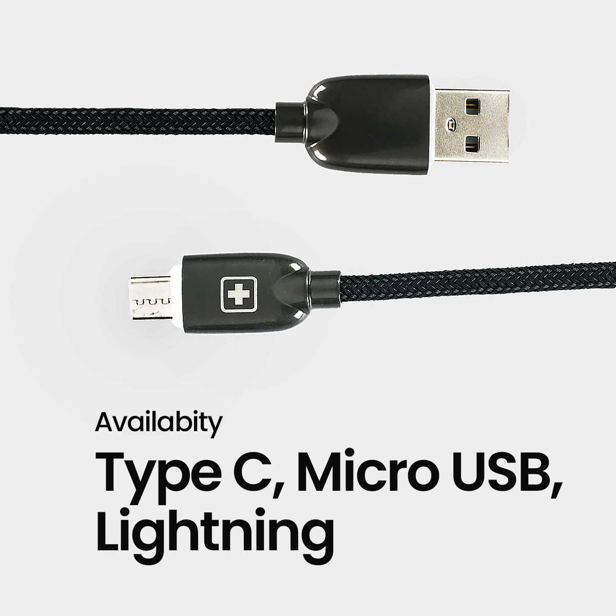  Swiss Military FNO1 Micro Charging Cable