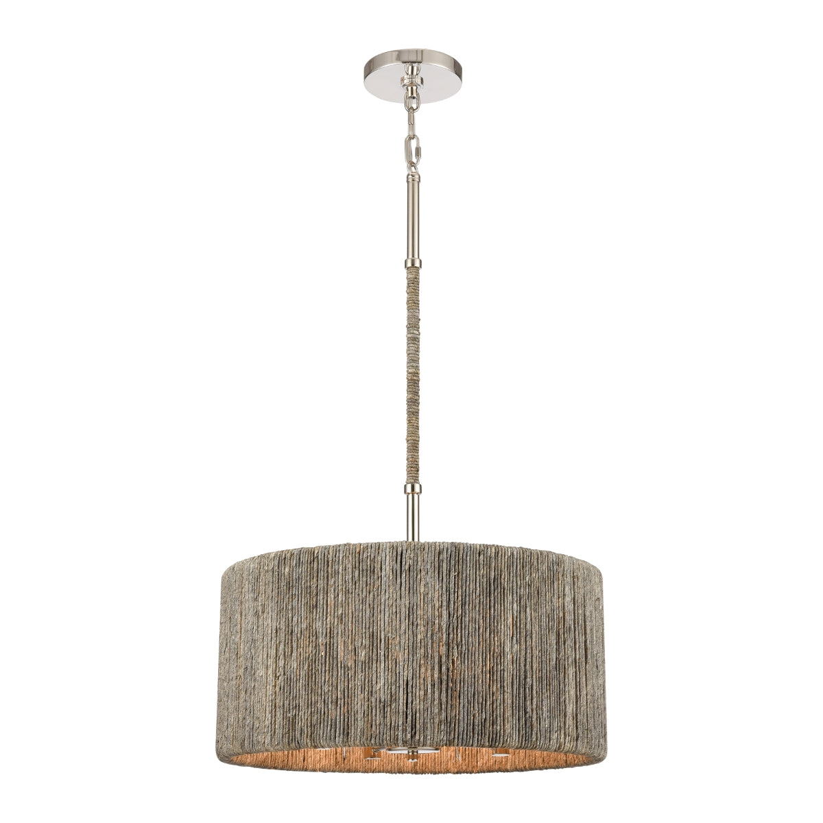 18-Inch Wide ABACA 4-Light Chandelier