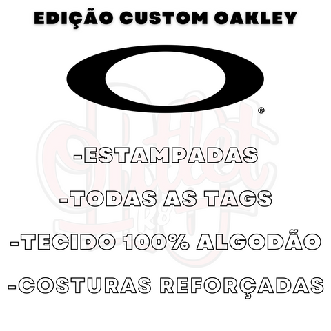 CAMISETA OAKLEY CUSTOM • edição • DRAGON TATTO ( DRAGÃO ) M ' G ' GG ' G1 (  cor: Preta, Bege, Branca ) - Escorrega o Preço