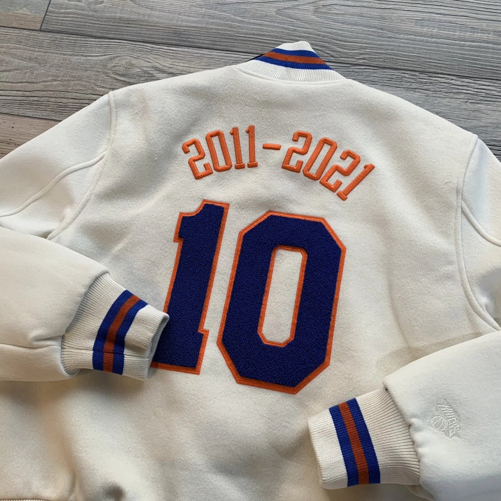 IN-STOCK] Kith New York Knicks Leather Varsity Jacket – GUNPLAFINDS