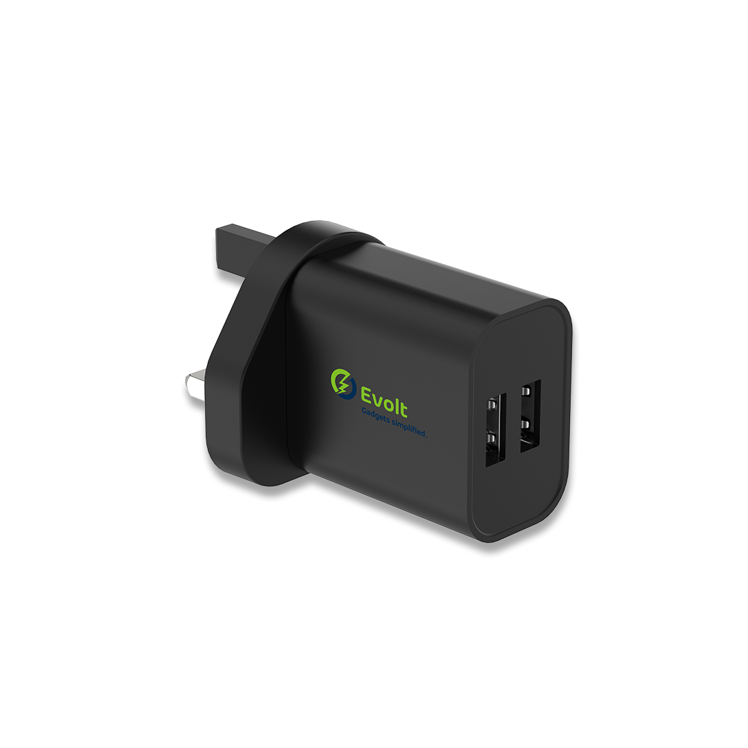 TC-100  Dual USB Travel Charger With 1M USB-A To Type-C Cable