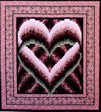 Malinda S Heart Quilt Pattern Log Cabin Quilt Shop