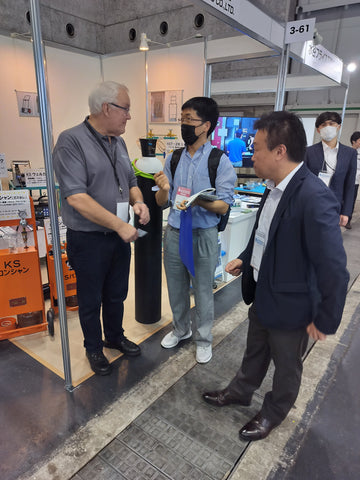 Graham was even interviewed today by a Japanese welding trade magazine!