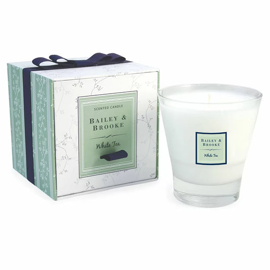 Bailey and Brooke White Tea Candle