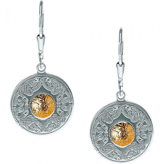 Warrior Medium Earrings 18K Bead