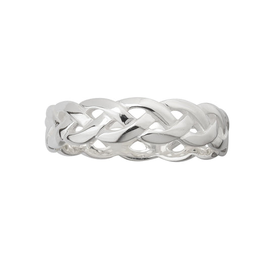 Solvar Sterling Silver Celtic Braid Ring