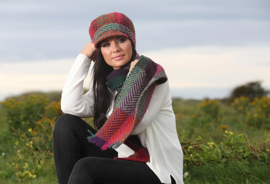 Branigan Weavers Scarf in Multi Mulberry