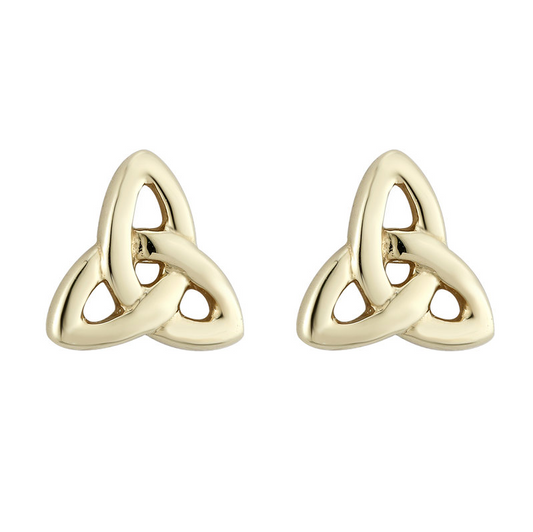 14K. Small Trinity Knot Studs