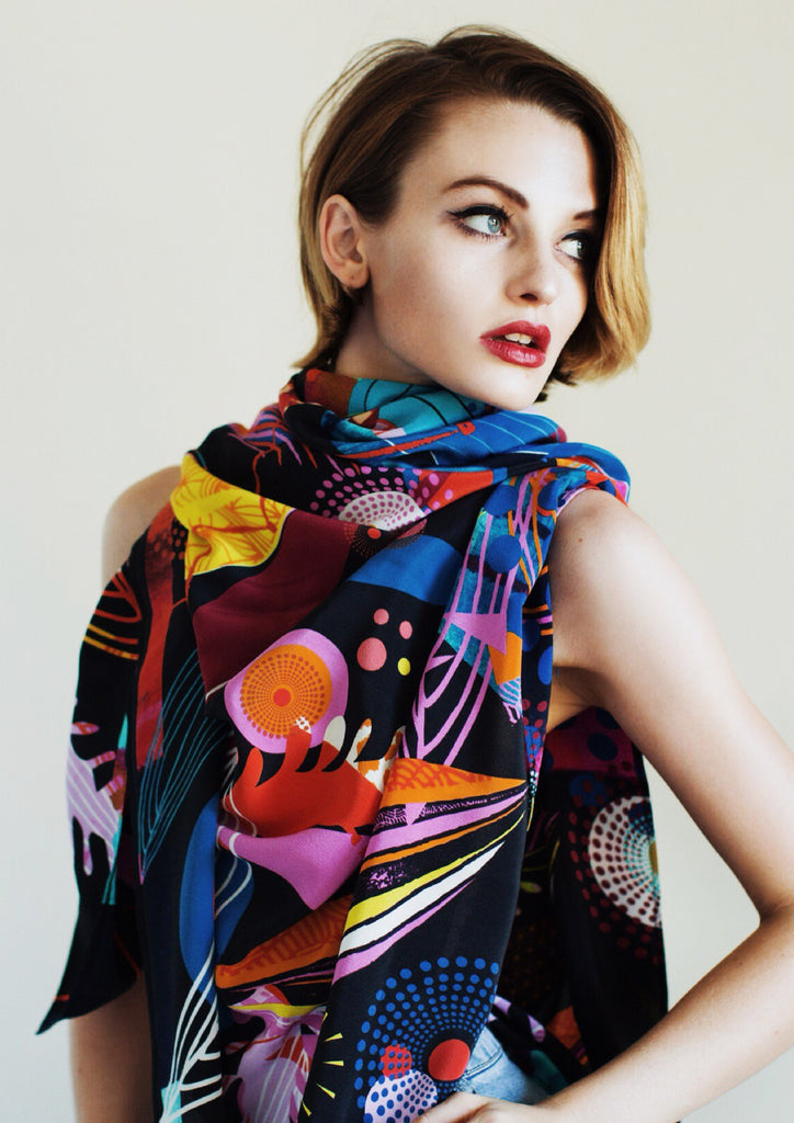 most beautiful silk scarves