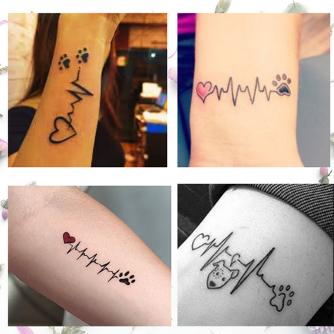 Heart Beat Tattoo - Etsy