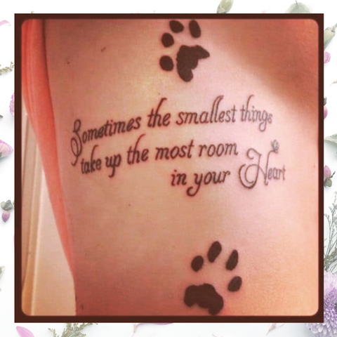 Dog Memorial Tattoo | Dog Memorial Quotes