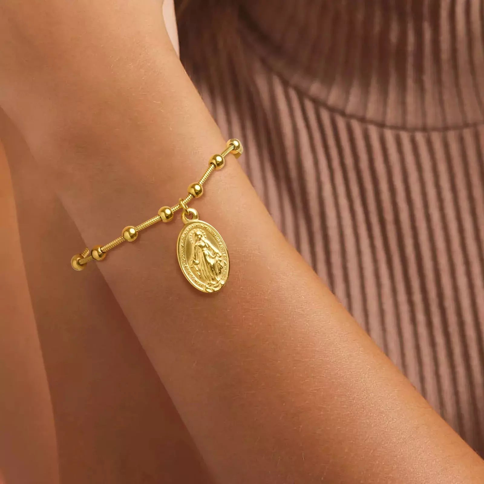 Pulseira de Rosário - Virgem Maria 2