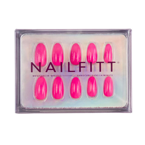 Perfect Pink Nailfitt Press-On Nails