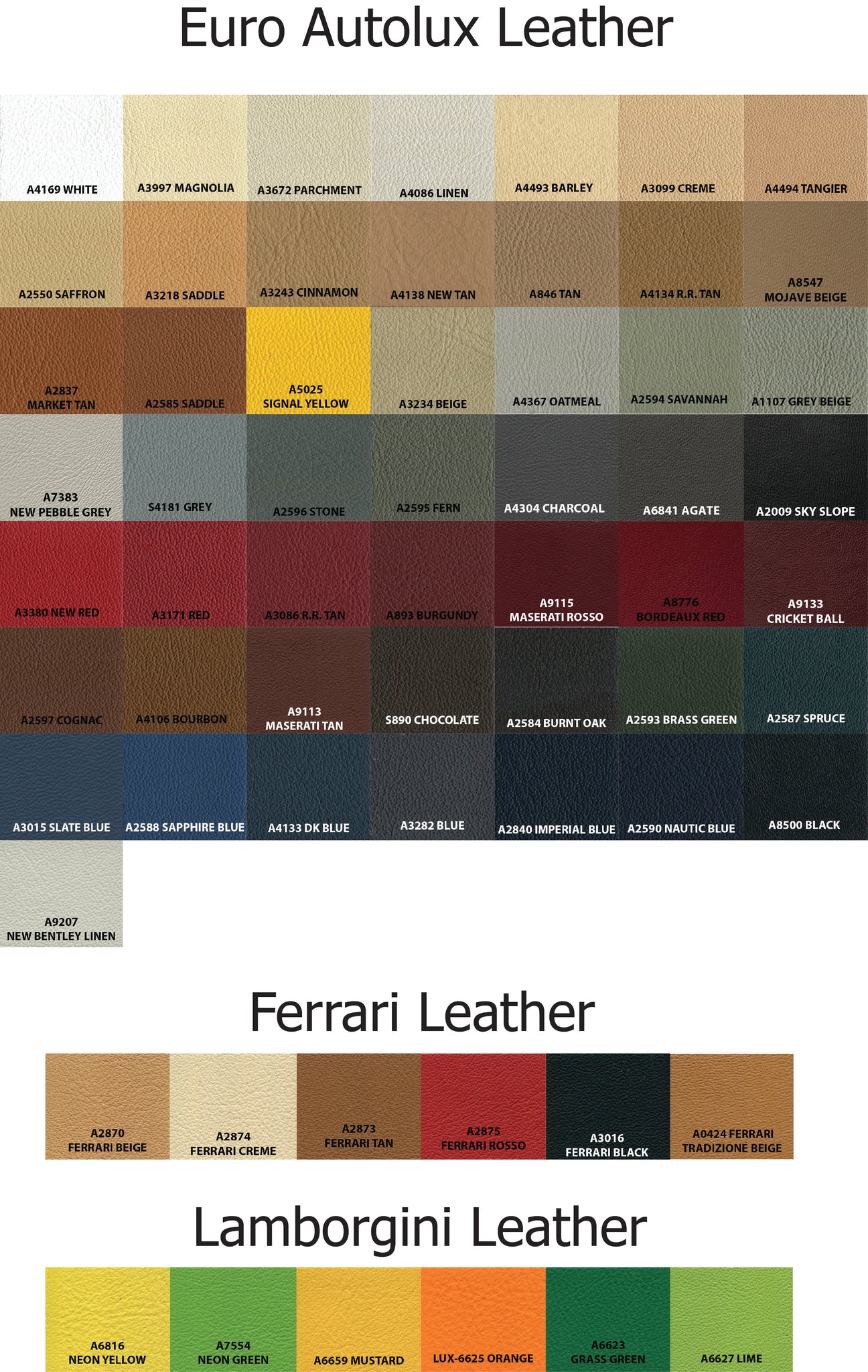 euro autolux leather 