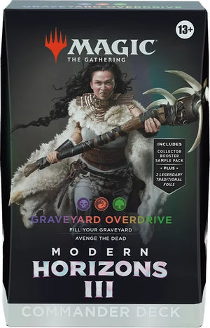 Magic: the Gathering Modern Horizons 3 Graveyard Overdrive Commander Deck - JWW Sports Cards & Gaming - Magic The Gathering Green Deck