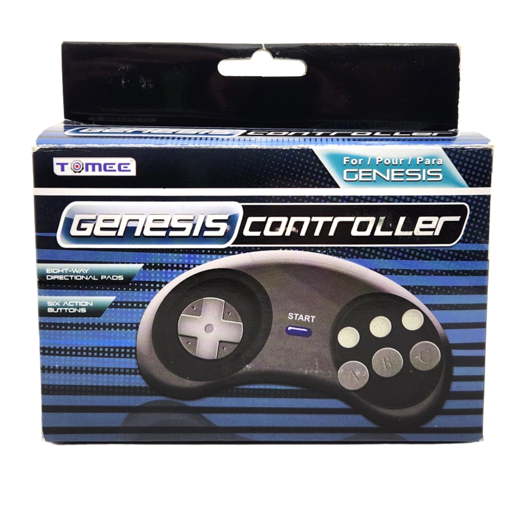Replacement 6-Button Controller - Sega Genesis System (Brand New)