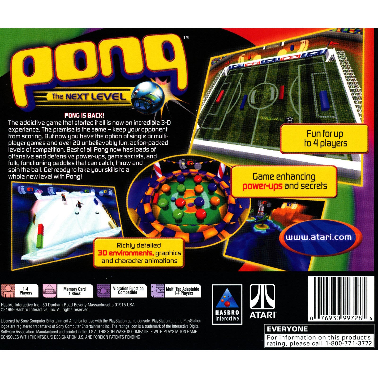 pong playstation 1