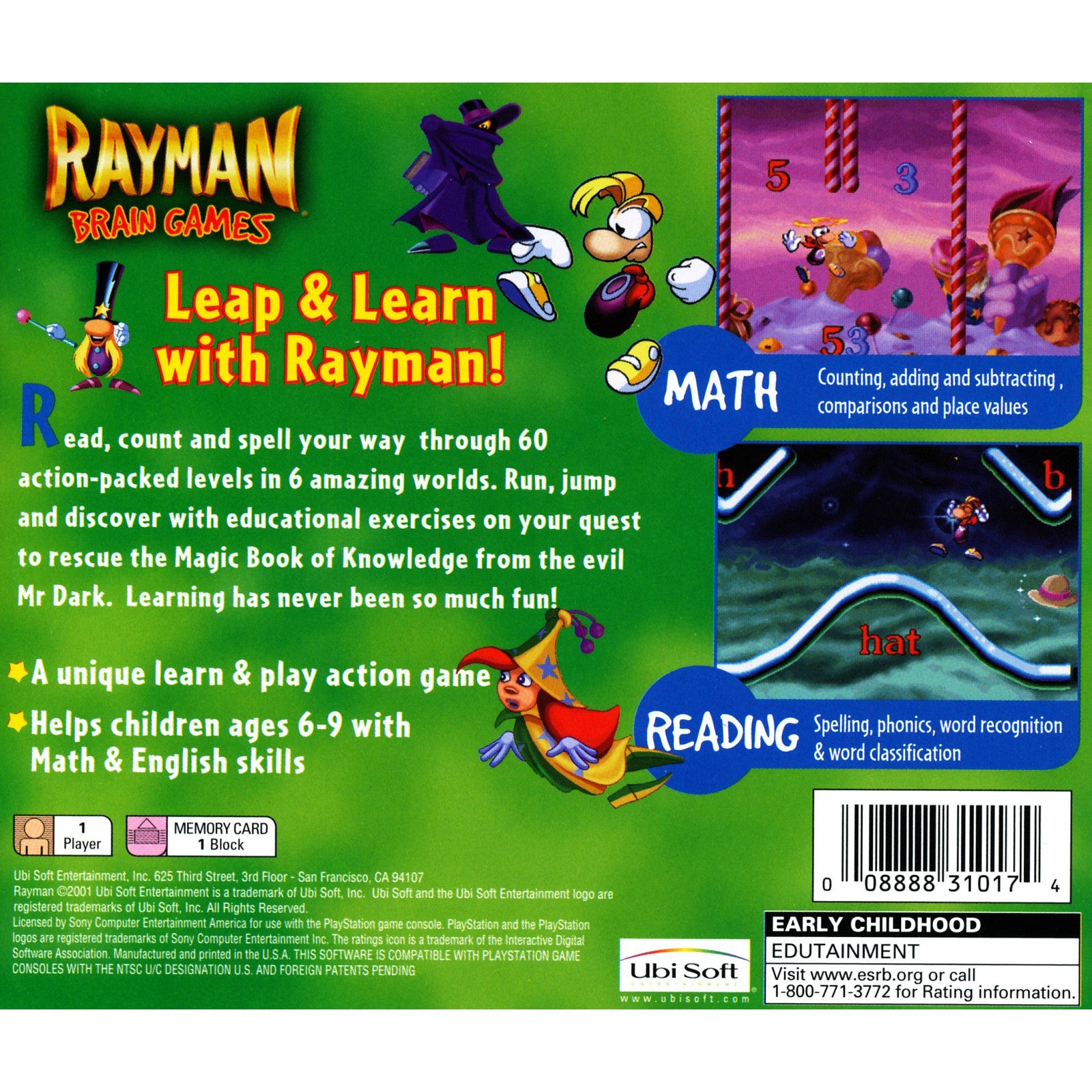 download rayman brain games ps1