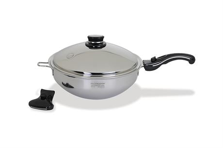 7 Qt. (6.6L) Wok with Cover – LCS Cooks