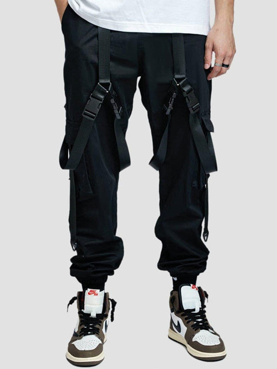 Combat Techwear Ribbons Buckle Cargo Pants– Kuroteck.Wear