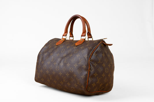 Louis Vuitton Vintage 90's LV Monogram Canvas Speedy 30 Bag For