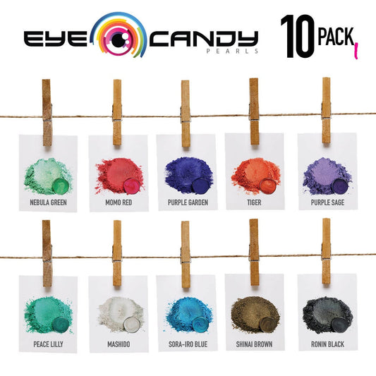 Eye Candy 11 Color Glow in the Dark Pigment Powder Variety Pack – Eye Candy  Pigments