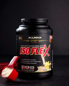 Take Isoflex as a dietary supplement anytime of day