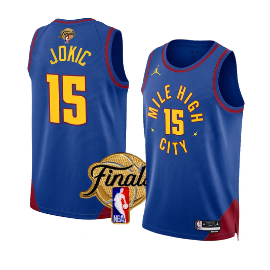 Jokic Black City Edition Jersey,5280 Colored Horizontal Stripes Jersey,  Nuggets #15 Classic Mesh Sleeveless Sportswear (S-XXL) M: Buy Online at  Best Price in UAE 