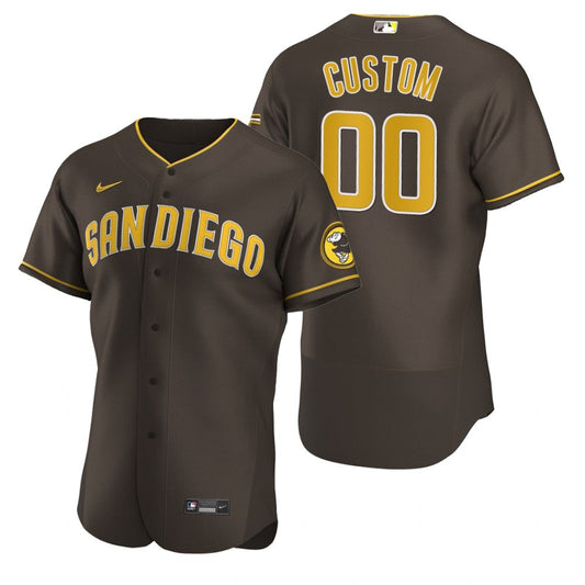 Nike / Men's San Diego Padres Joe Musgrove #44 Brown T-Shirt