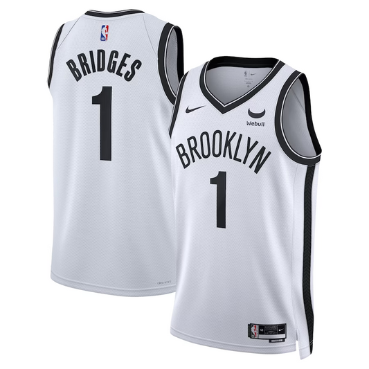 Mikal Bridges - Brooklyn Nets - Game-Worn Classic Edition Jersey - Scored  21 Points - 2022-23 NBA Season