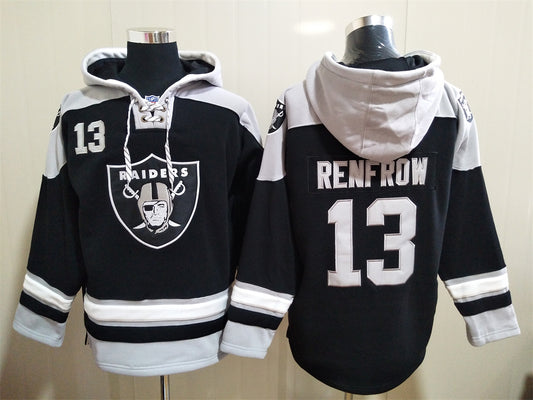 Custom Las Vegas Raiders Hoodie Jersey – Jerseys and Sneakers