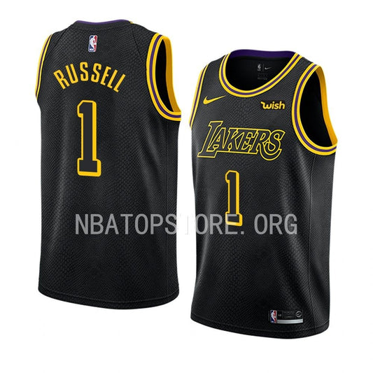 black and grey lakers jersey