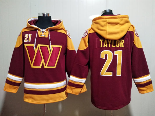 Custom Washington Commanders Hoodie Jersey – Jerseys and Sneakers